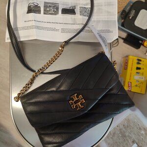Tory Burch Kira Chevron  bag Chain strap cross body Authentic LAST CHANCE NOW